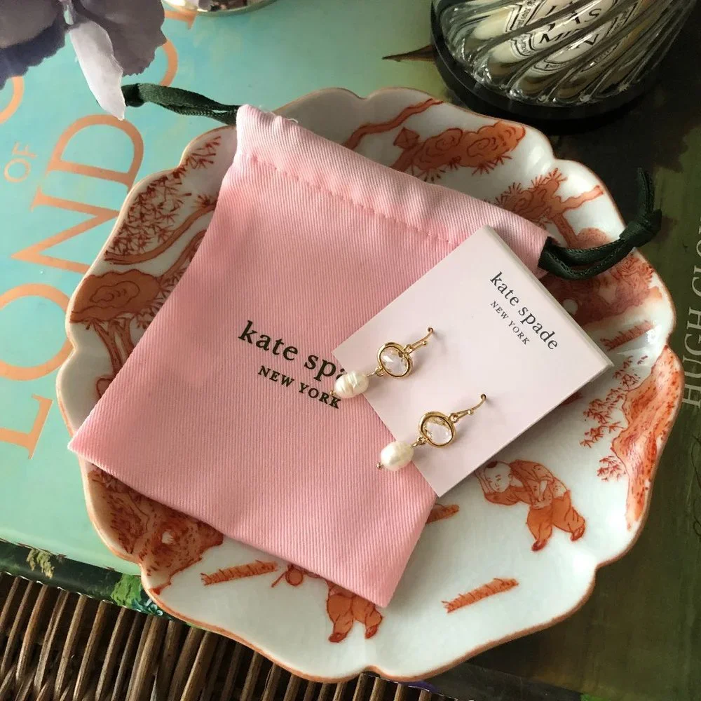 ✨ NEW Kate Spade Baroque Pearl Drop Statement Earrings